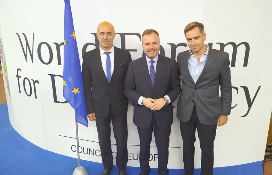 O Δήμαρχος Λέρου στο Στρασβούργο, στο Παγκόσμιο Φόρουμ για τη Δημοκρατία και τη Συνδιάσκεψη για το Προσφυγικό