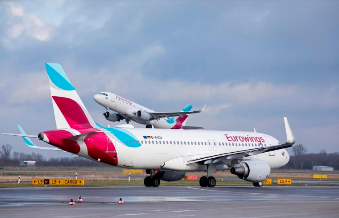 Νέες απευθείας πτήσεις της Eurowings σε Κω και Σαντορίνη από Ντίσελντορφ και Στουτγάρδη - Όλες οι λεπτομέρειες