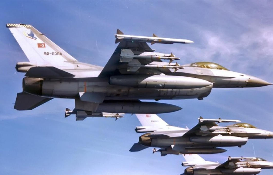 Τουρκικά F-16 πάνω από Λέβιθα, Αγαθονήσι, Λέρο, Λειψούς, Αρκιούς