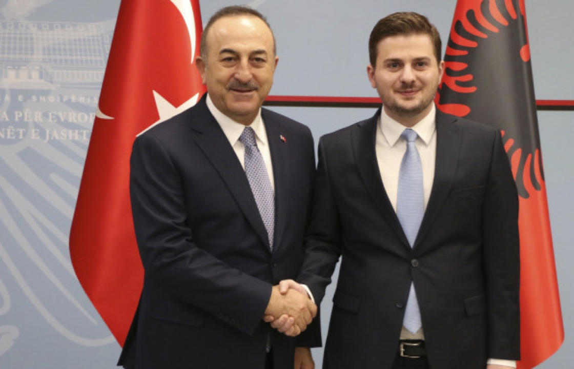 Στα Τίρανα ο Τσαβούσογλου -Προετοιμάζει επίσκεψη Ερντογάν και συμφωνίες Αλβανίας-Τουρκίας