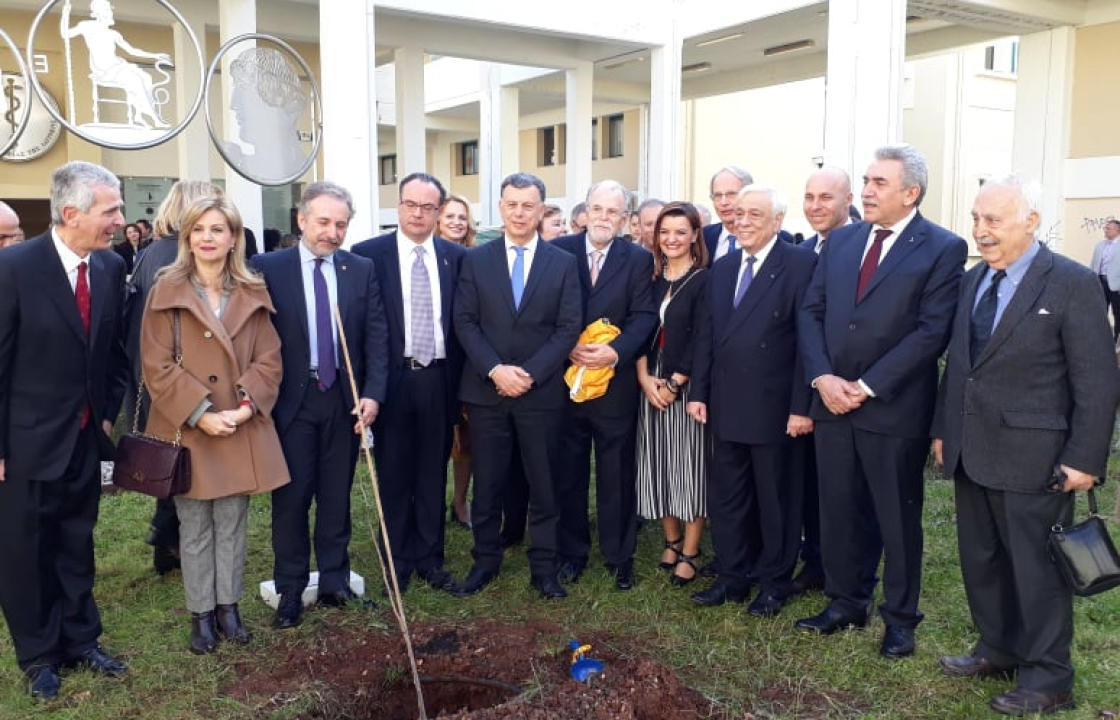 Με Πρόεδρο Δημοκρατίας, Δήμαρχο Κω και Αντιπρόεδρο ΔΙΙΚ η φύτευση «Πλάτανου του Ιπποκράτη» στο Πανεπιστήμιο Ιωαννίνων