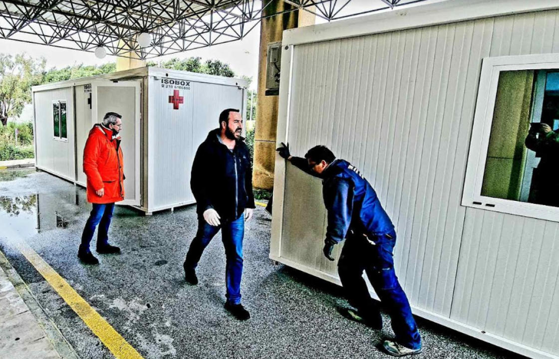 Παραδόθηκαν τρεις θάλαμοι απομόνωσης στο Γενικό Νοσοκομείο Ρόδου από την Περιφέρεια Νοτίου Αιγαίου