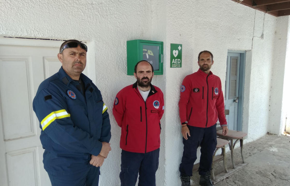 Επτά αυτόματους εξωτερικούς απινιδωτές προσέφερε στο Δήμο Κω η Ύπατη Αρμοστεία του ΟΗΕ