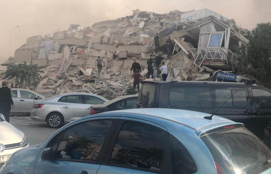 Μεγάλες καταστροφές στη Σμύρνη, από την ισχυρή σεισμική δόνηση
