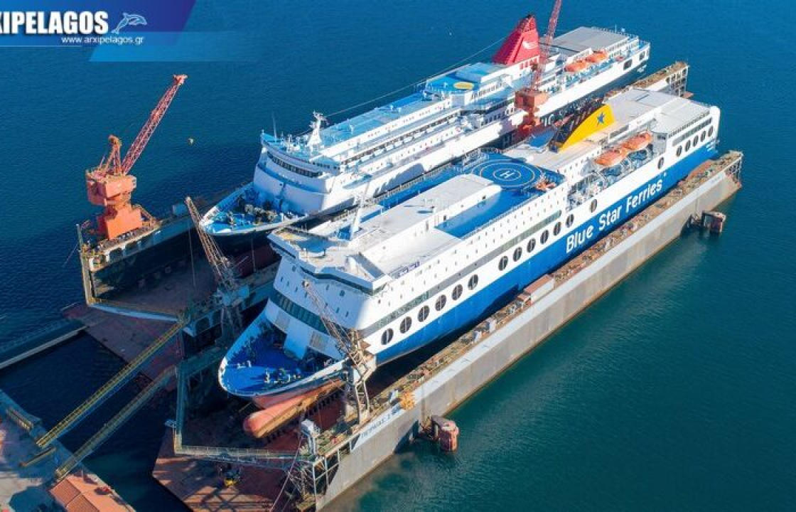 Για δεξαμενισμό το Blue Star 1 - Στις 24 Μαρτίου αναμένεται να ξεκινήσει τα δρομολόγια