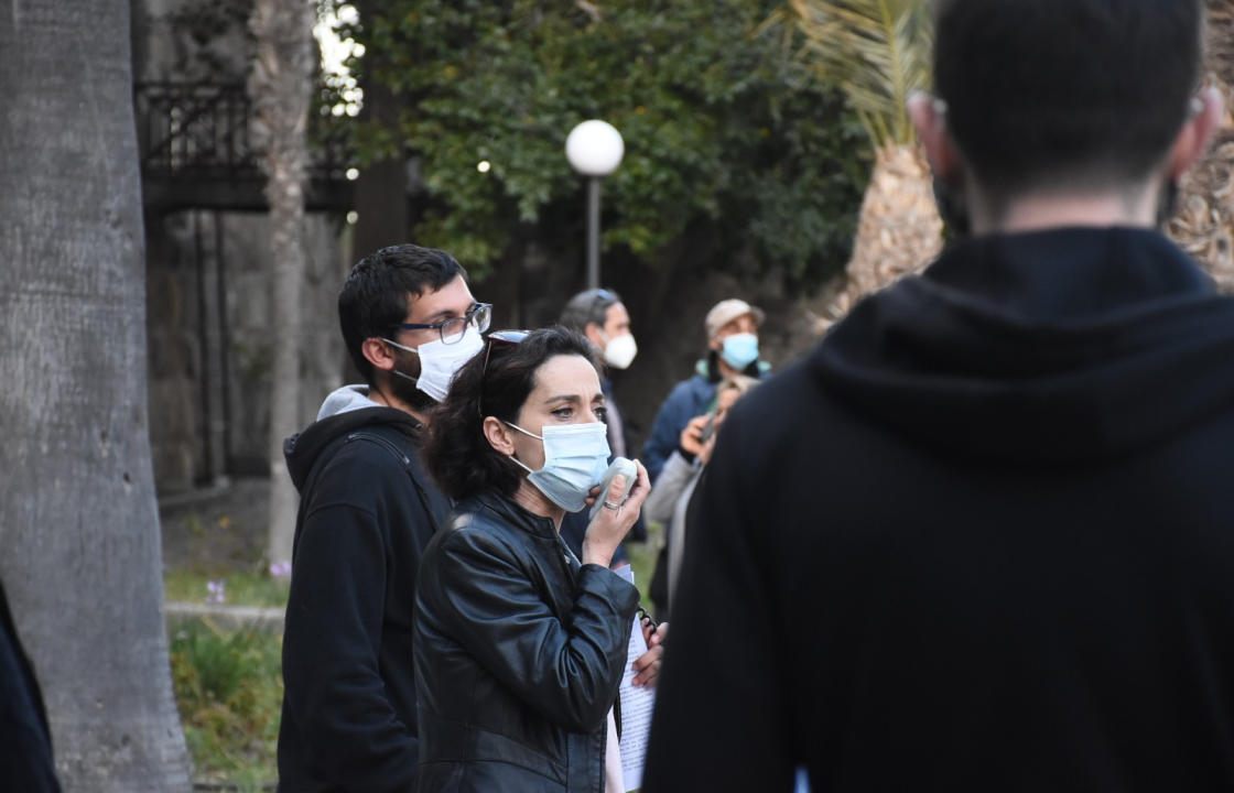 Η συγκέντρωση διαμαρτυρίας του Σωματείου Ξεν/λων Κω στη Λεωφόρο Φοινίκων