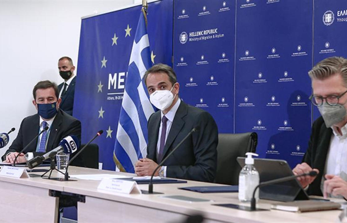 Μητσοτάκης: 2.500 μετανάστες το α&#039; 4μηνο του 2021  από 72.000 το 2019 - Πολιτική 6 σημείων στο μεταναστευτικό