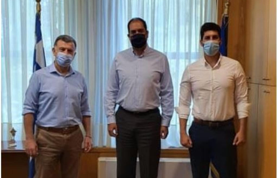 Η συνάντηση Νικηταρά - Ζαχαρού με τον Υφυπουργό Υποδομών &amp; Μεταφορών Γιάννη Κεφαλογιάννη