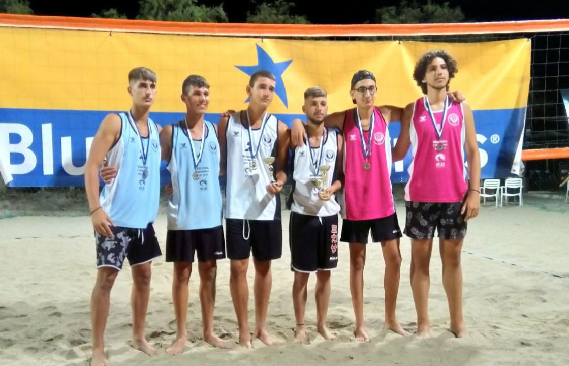 BEACH VOLLEY: Ο Δημήτρης Καλιόζης και ο Σάββας Κυπριώτης πρωταθλητές Δωδεκανήσου στην κατηγορία U17