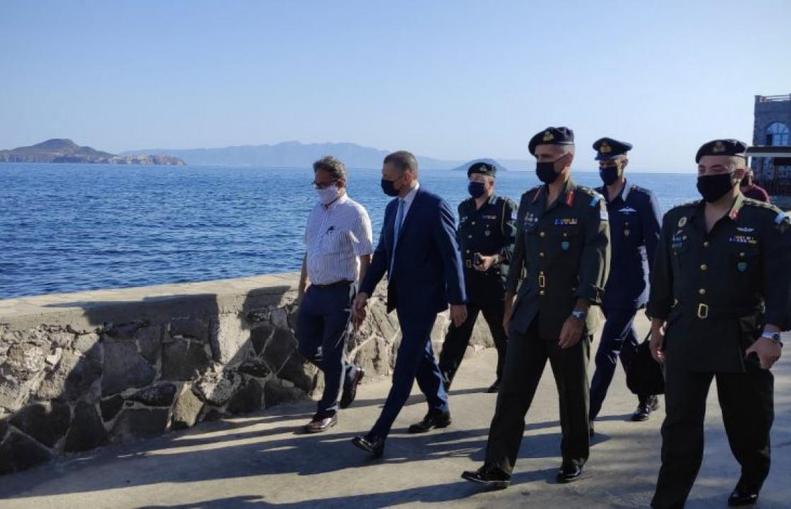 Η επίσκεψη του Υφυπουργού Εθνικής Άμυνας Αλκιβιάδη Στεφανή στη Νίσυρο