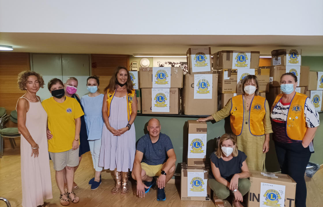 18 κιβώτια συγκέντρωσε η ΛΕΣΧΗ LIONS KΩ «Ο Ιπποκράτης» για τους πυρόπληκτους της Αττικής και της Εύβοιας