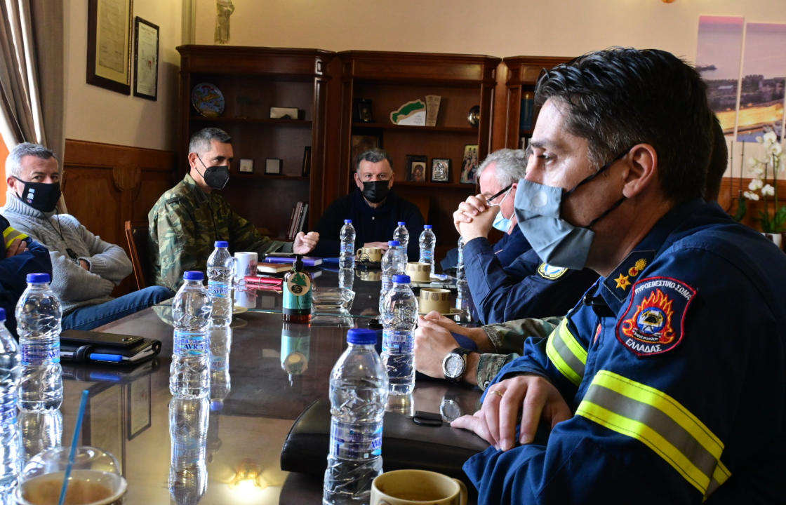Σύσκεψη το πρωί της Δευτέρας στο Δημαρχείο Κω για θέματα Πολιτικής Προστασίας - Δείτε φωτογραφίες &amp; δηλώσεις