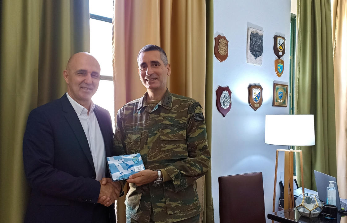 Λέρος: Αποχαιρετιστήρια επίσκεψη του Διοικητή της 80 ΑΔΤΕ