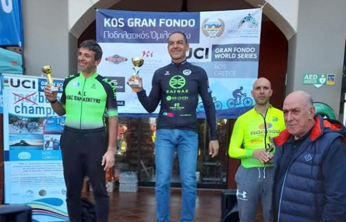 Νικητής στο Grand fondo της Κω, ο Δημήτρης Χατζηδημήτρης του Κωακού Ομίλου Ποδηλασίας
