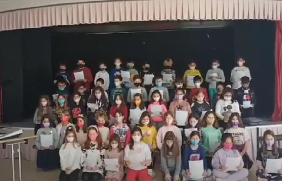 Ευχές για καλό Πάσχα από τους μαθητές της Γ&#039; τάξης του 2ου δημοτικού σχολείου Κω