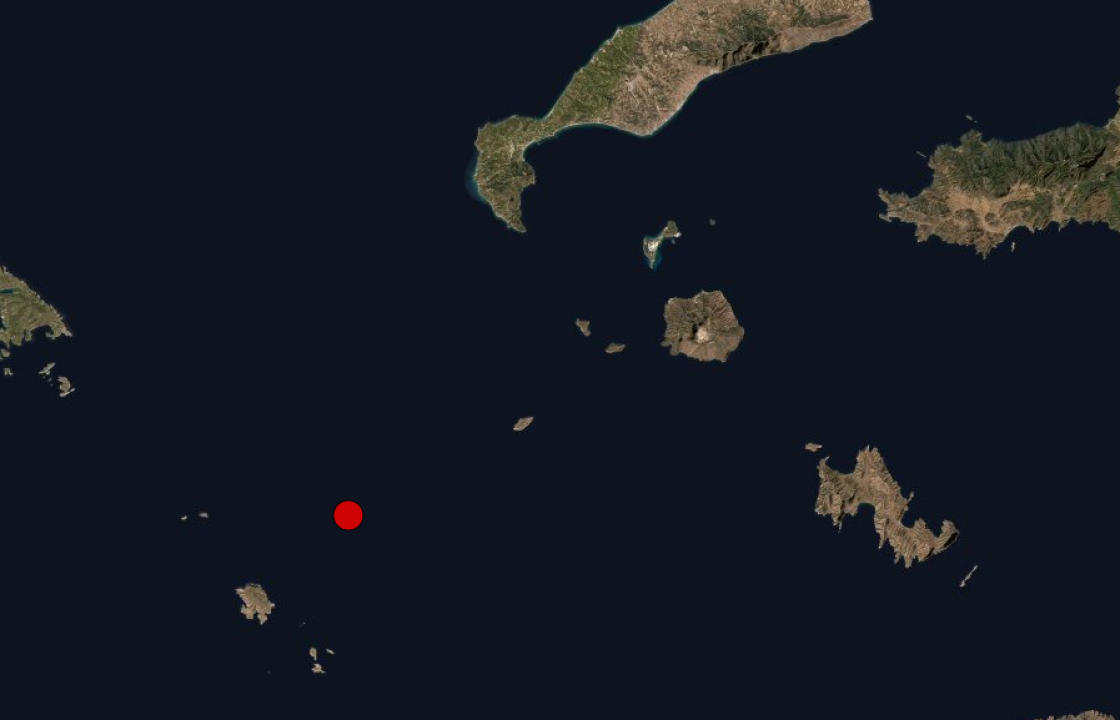 Σεισμός εντάσεως 4,2 βαθμών της κλίμακας Ρίχτερ σημειώθηκε το βράδυ της Τετάρτης, ανάμεσα στα νησάκια Σύρνα και Κανδελιούσσα, 39 χλμ ΝΝΔ της Κεφάλου της Κω