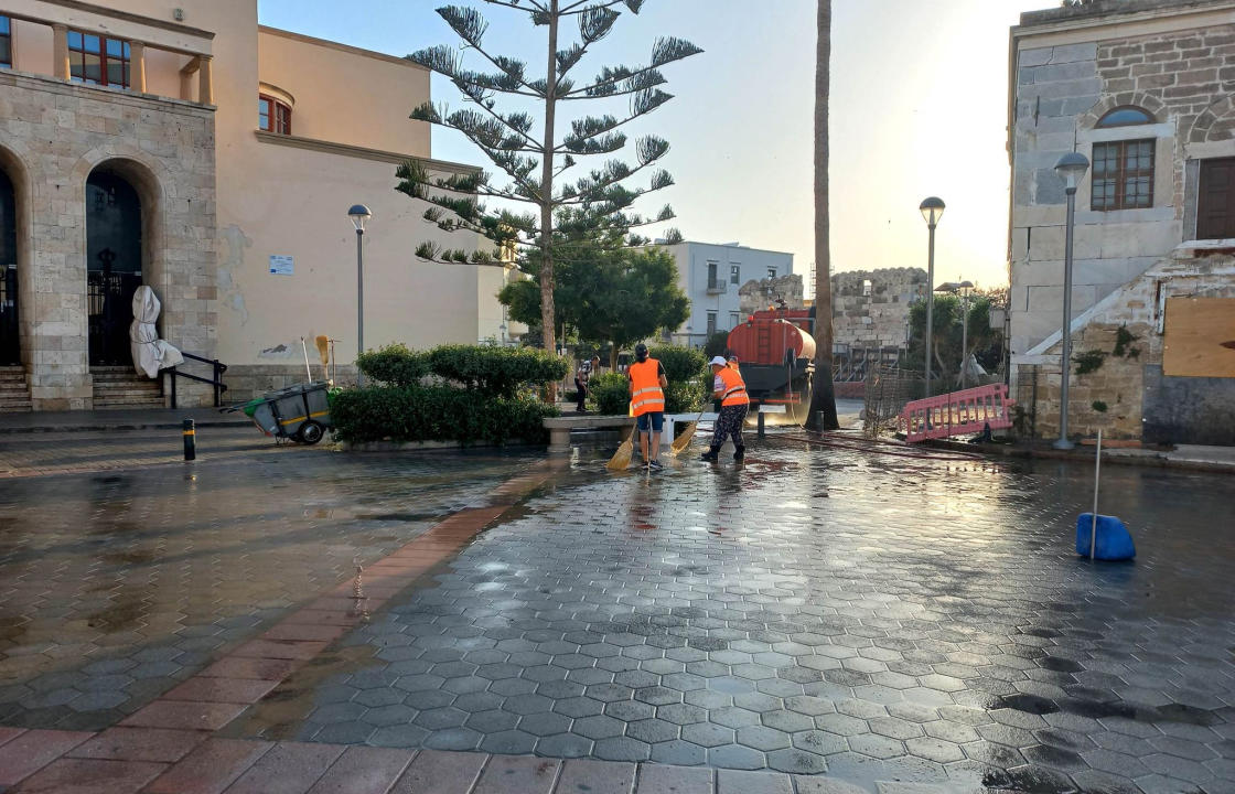 Δήμος Κω: Εκτεταμένοι καθαρισμοί στο ιστορικό κέντρο της Κω