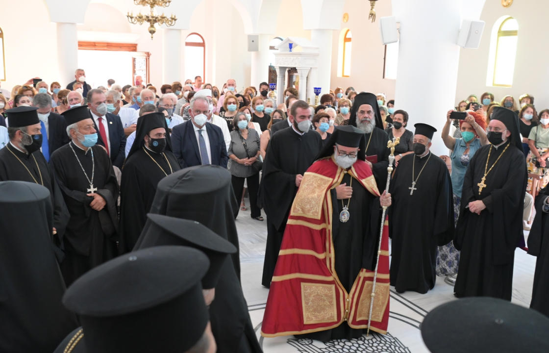 Ιστορική Ημέρα - Ο Πανηγυρικός Εσπερινός στον Νεόδμητο Ιερό Ναό Αγίου Γεωργίου Νέας Αλικαρνασσού Κω