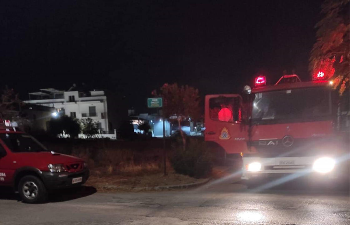 Φωτιά σε κάδους απορριμμάτων στο Ζηπάρι και υλικές ζημιές, το βράδυ της Τετάρτης