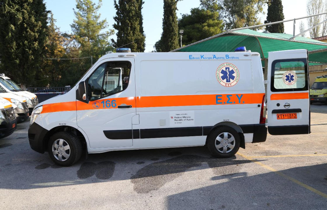 Δωρεά 5 ασθενοφόρων οχημάτων προς το ΕΚΑΒ - θα ενισχύσουν άμεσα τις επιχειρησιακές δυνάμεις του ΕΚΑΒ σε Κω, Λέσβο, Χίο, Σάμο και Λέρο