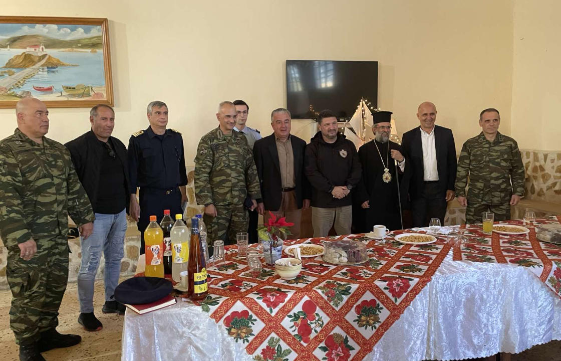 Η επίσκεψη του Υφυπουργού Εθνικής Άμυνας Ν. Χαρδαλιά στη Λέρο