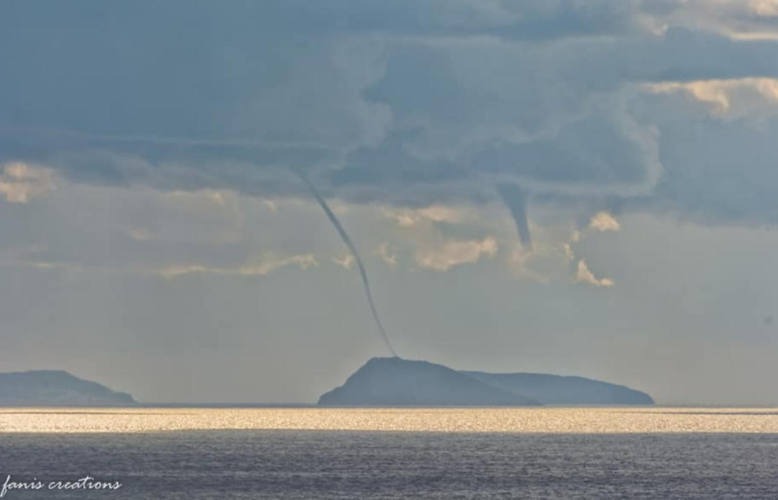 Εντυπωσιακοί υδροστρόβιλοι στην Κω και τα γύρω νησιά την Παρασκευή - Δείτε φωτογραφίες