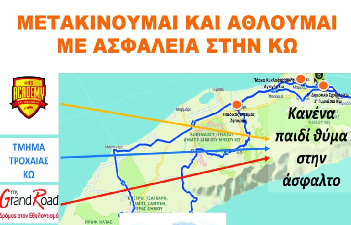 Αθλητικός Όμιλος Ακαδημία Κω: Μετακινούμαι και αθλούμαι στην Κω με ασφάλεια