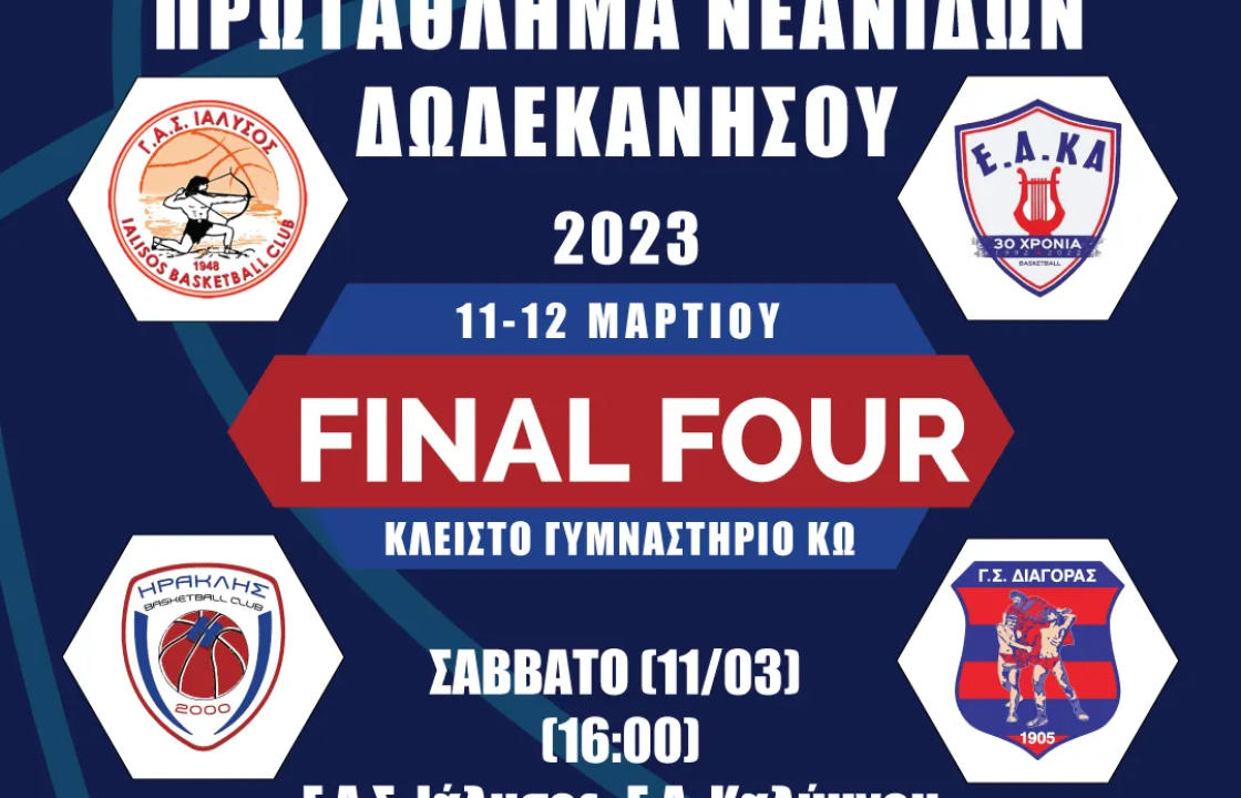 Στις 10 &amp; 11 Μαρτίου το FINAL 4 νεανίδων στην Κω