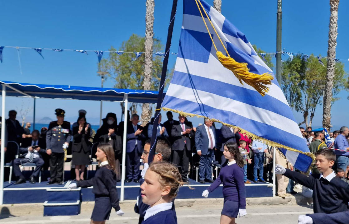 H Γ. Γ. Αγροτικής Ανάπτυξης και Τροφίμων Χριστιάνα Καλογήρου, εκπροσώπησε την Κυβέρνηση στις εκδηλώσεις που πραγματοποιήθηκαν στην Κω για τον εορτασμό της Εθνικής Επετείου της 25ης Μαρτίου