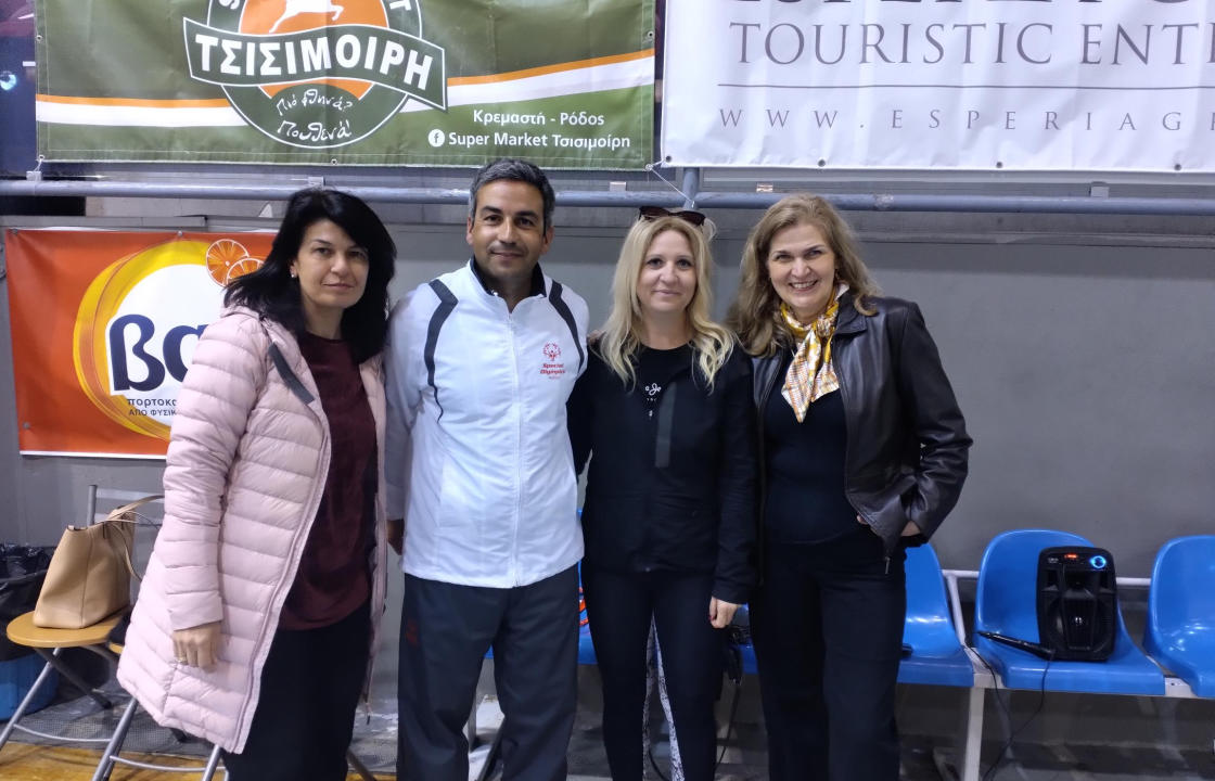 Στη Ρόδο, για την υλοποίηση του εκπαιδευτικού προγράμματος &quot;Παίζουμε Μαζί, Μαθαίνουμε Μαζί&quot; βρέθηκε ο Περιφερειακός Συντονιστής Αιγαίου Special Olympics Hellas κ.Κώστας Χατζηδαυΐδ