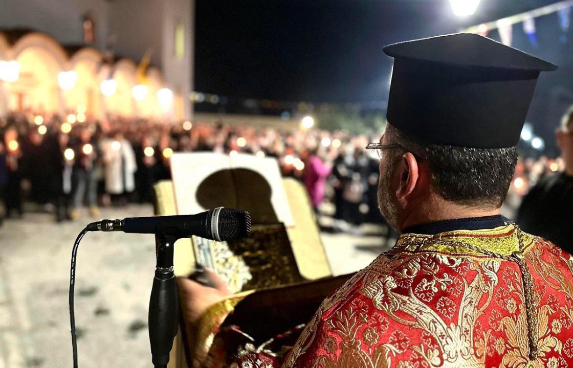 Η Ανάσταση στον νεόδμητο Ιερό Ναό Αγίου Γεωργίου Νέας Αλικαρνασσού στην Κω