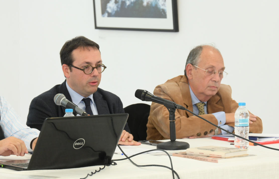 Με ιδιαίτερο ενδιαφέρον η εκδήλωση - ομιλία με θέμα τα διπλωματικά γεγονότα που διεξήχθησαν από την Ιταλική κατοχή μέχρι την Ενσωμάτωση των Δωδεκανήσων στην Ελλάδα