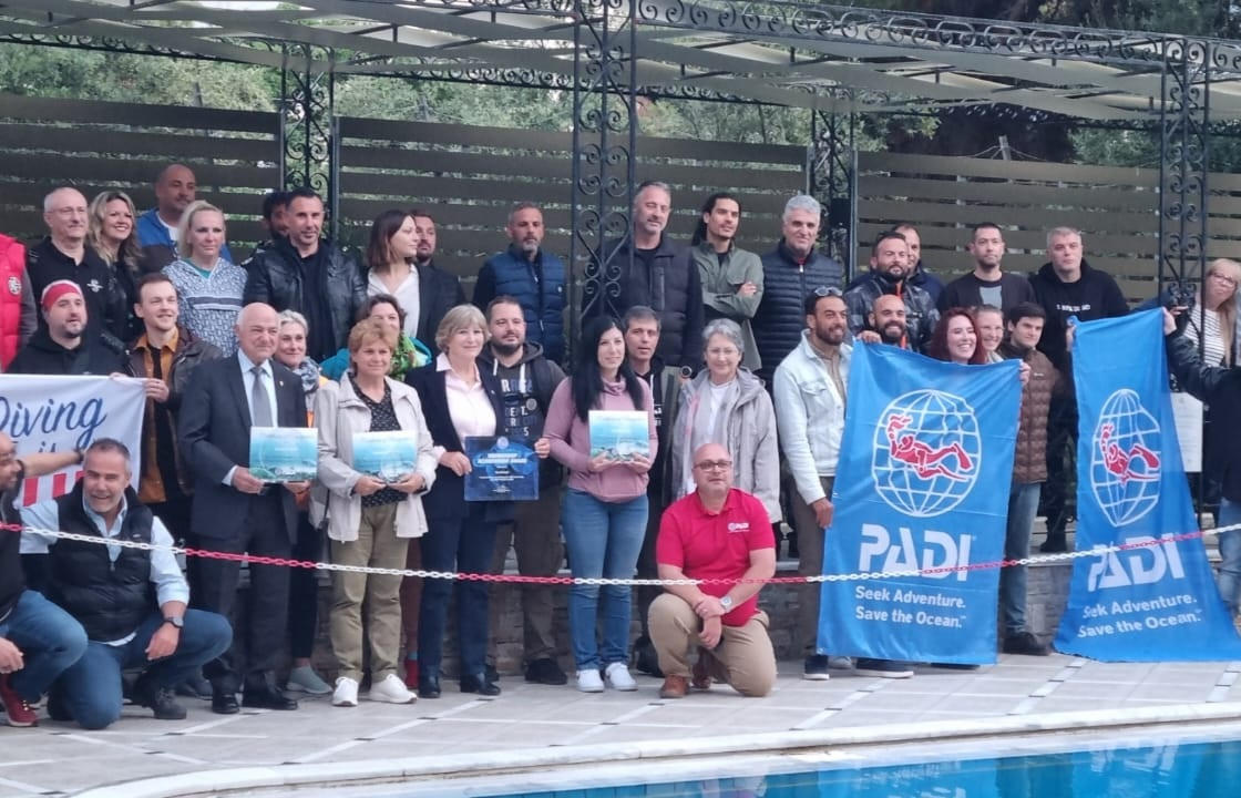 Βραβεύτηκε ο ιδρυτής του Liamis Dive Center, Περικλής Λιαμής