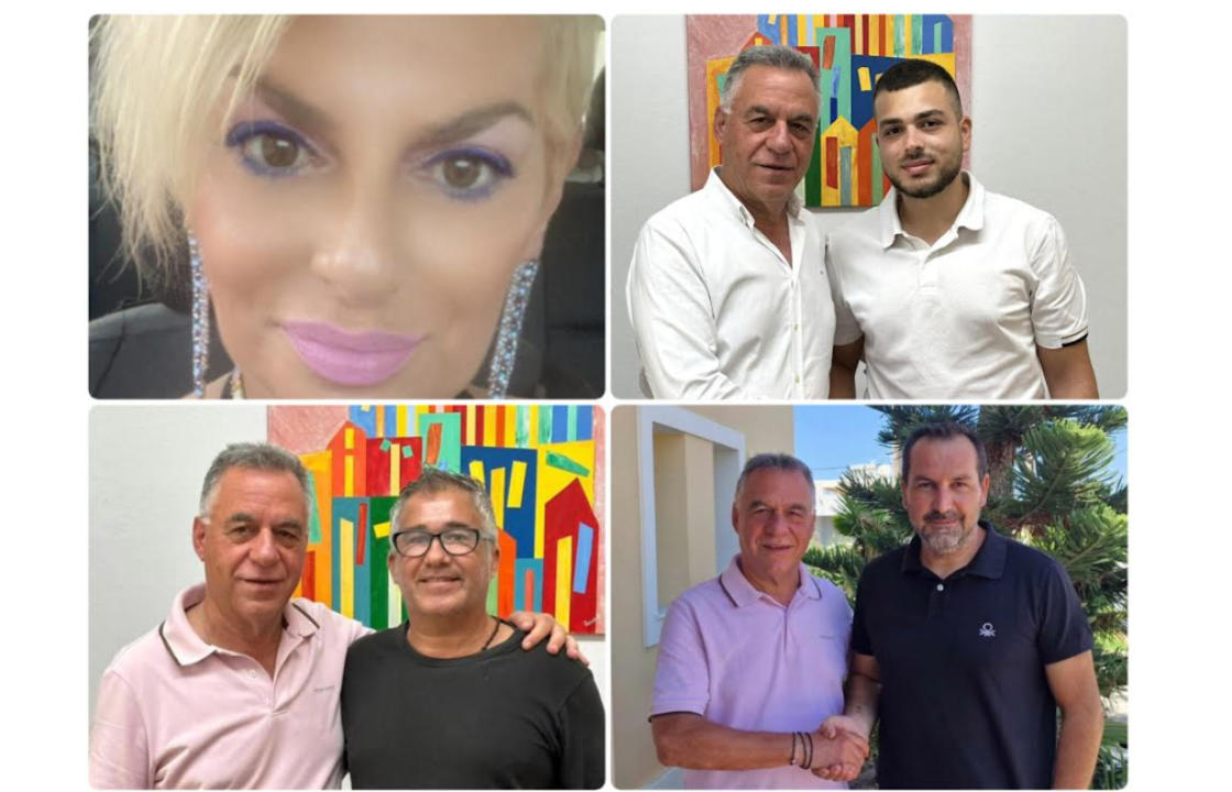 Με τον Γιώργο Κυρίτση η Μαρία Πετρίδη, ο Χρήστος Καλυμιοναρής, ο Μιχάλης Πασπαράς και ο θάνος Σταματάκης
