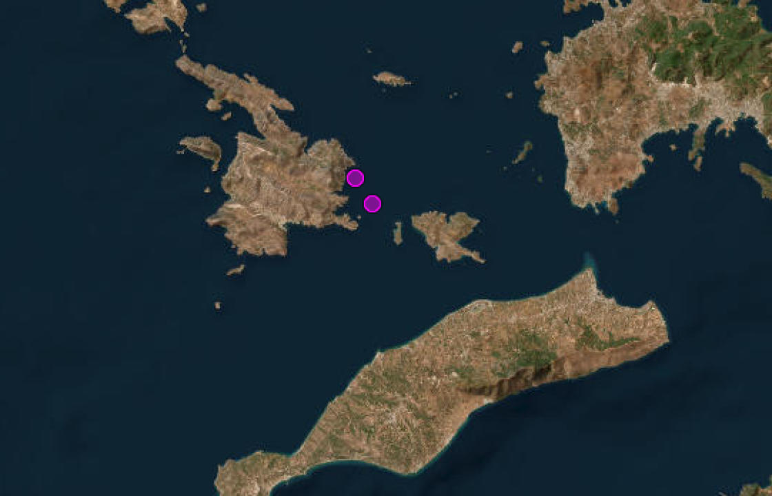 Δυο σεισμικές δονήσεις ανάμεσα σε Κάλυμνο και Ψέριμο τα ξημερώματα του Σαββάτου