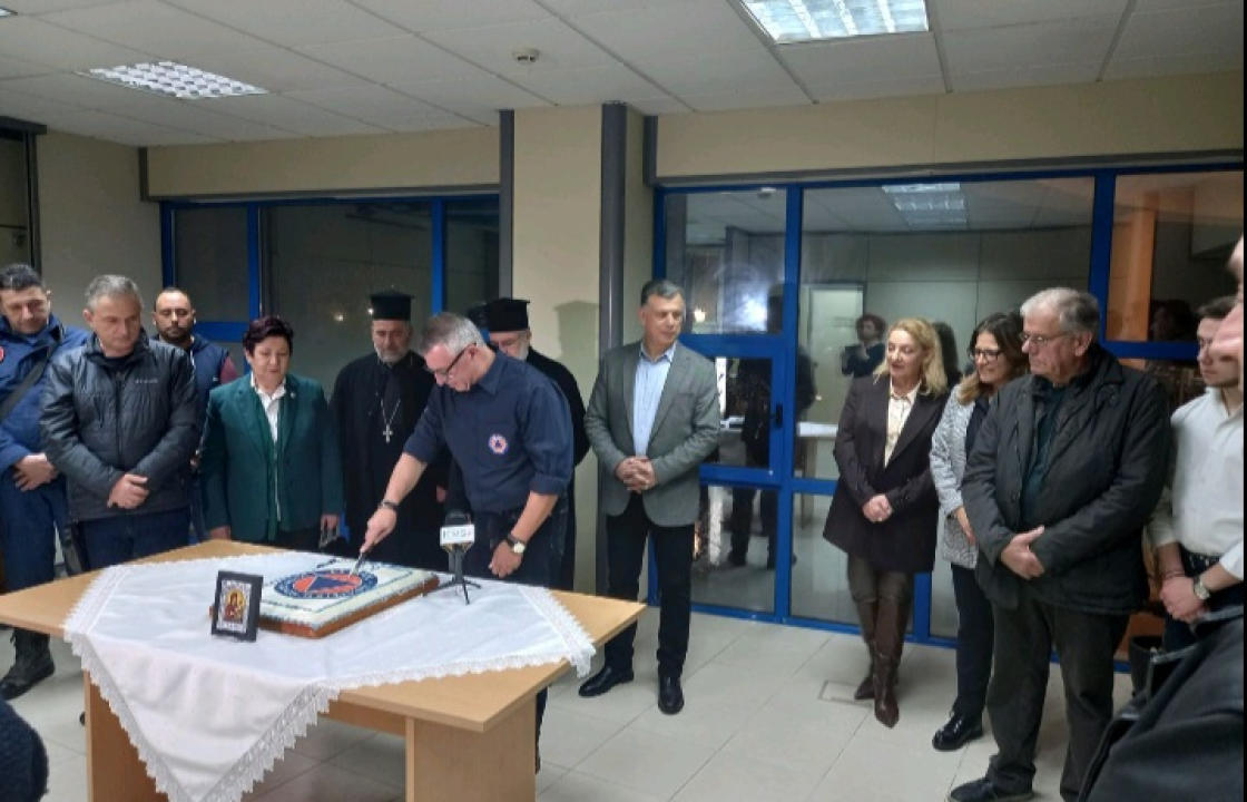 Σ. Καμπουράκης: Σε κλίμα ζεστό φιλικό η κοπή πίτας της Πολιτικής Προστασίας του Δήμου μας
