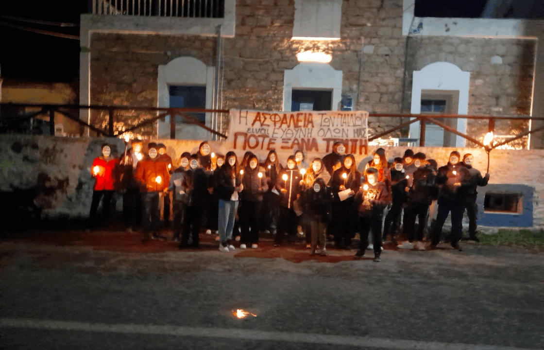 Ανακοίνωση για τη δράση μαθητών της Κάσου για την ημέρα μνήμης των Τεμπών