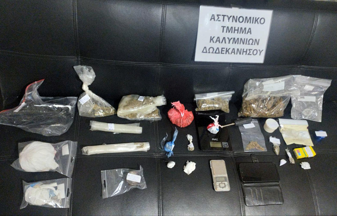 Συνελήφθη 31χρονος για διακίνηση ναρκωτικών ουσιών στην Κάλυμνο - Κατασχέθηκαν 300 γραμμ. κάνναβης, ζυγαριές ακριβείας, Θρυμματιστές, μοτοσικλέτα, κ.α.