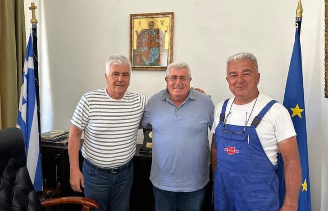 Στη Λέρο ο Αντιπεριφερειάρχης πρωτογενούς τομέα Φιλήμονας Ζαννετίδης