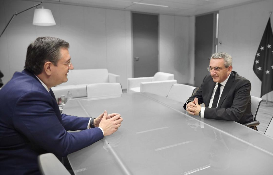 Συνάντηση του Περιφερειάρχη με τον Ευρωπαίο Επίτροπο, Απόστολο Τζιτζικώστα