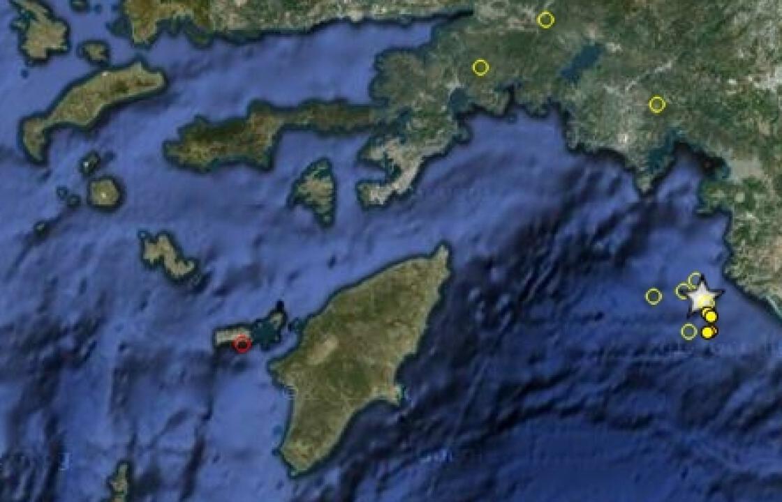 Νέα σεισμική δόνηση 4 βαθμών της Κλίμακας ρίχτερ κοντά στη Ρόδο