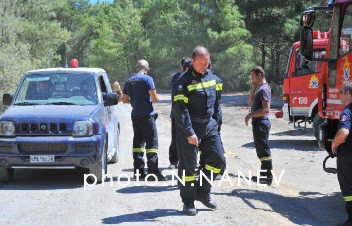 Σε ύφεση τα μέτωπα της φωτιάς στη Ρόδο.Φόβοι για "εισαγομένη" φωτιά από ξένη χώρα.Φωτορεπορτάζ