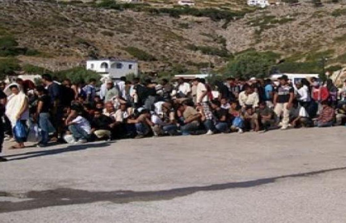 Μεταφέρθηκαν στη Σάμο οι μετανάστες που κρατούνταν στο Αγαθονήσι